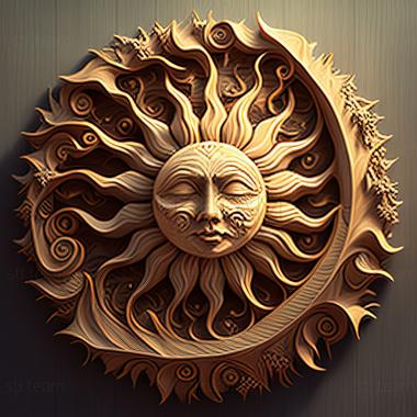 3D model st sun (STL)